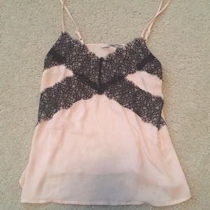 Forever 21 pink and black sexy tank top